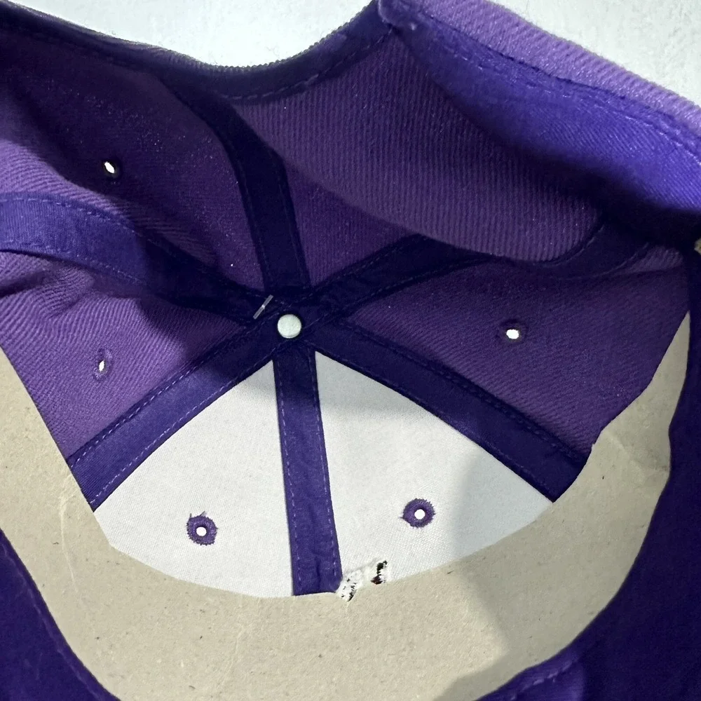 VTG‎ Minnesota Vikings Hat Reebok NFL On Field Team Apparel Strapback Y2K Purple